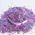 New nail beautiful polyester round glitter powder for crafts per kg